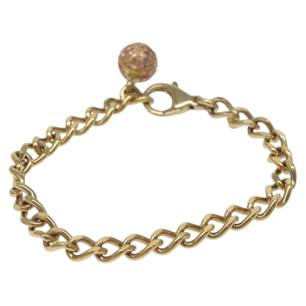 CHANEL Stone Bracelet metal Gold CC bs23590