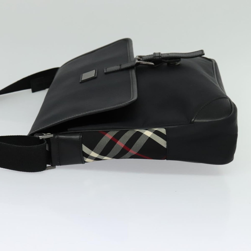 BURBERRY Black label Shoulder Bag Nylon Black bs23895