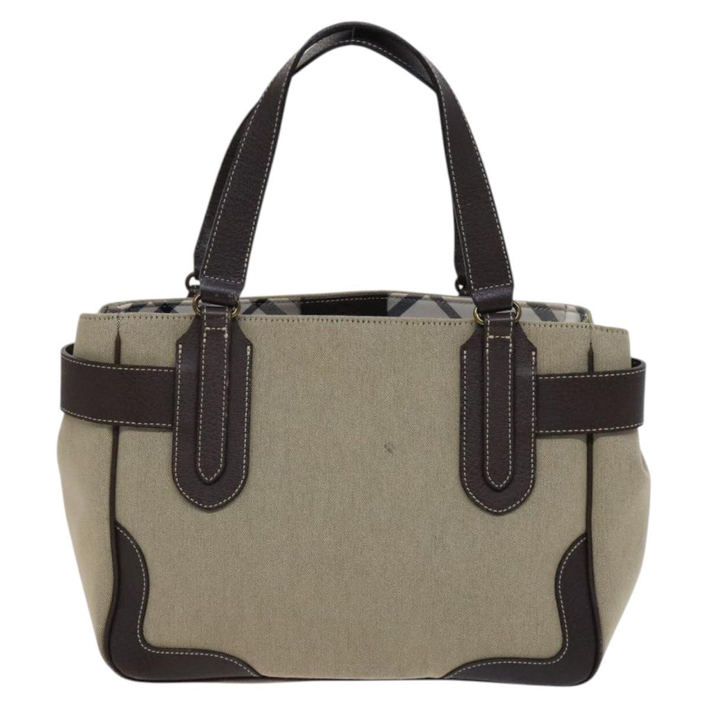 BURBERRY Blue Label Tote Bag Canvas Beige bs23898