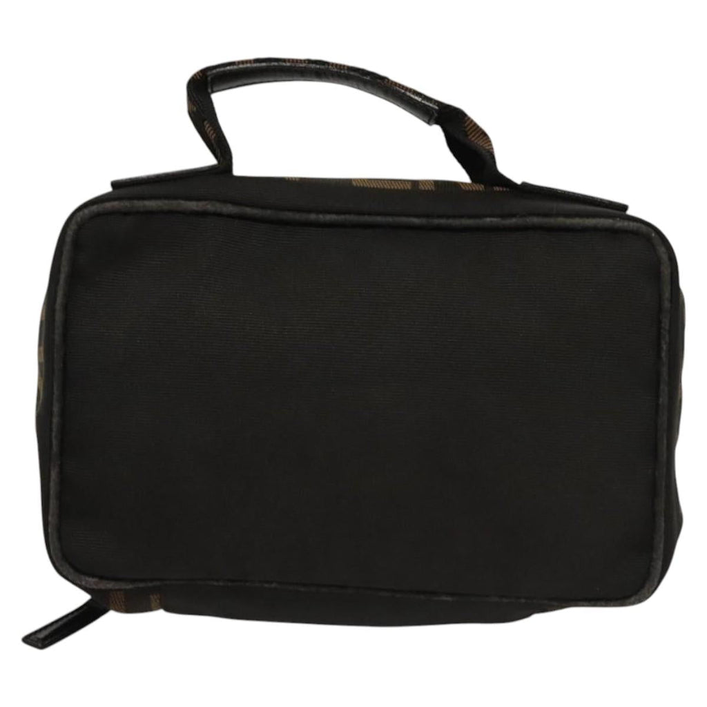 FENDI Hand Bag Canvas Black bs24044