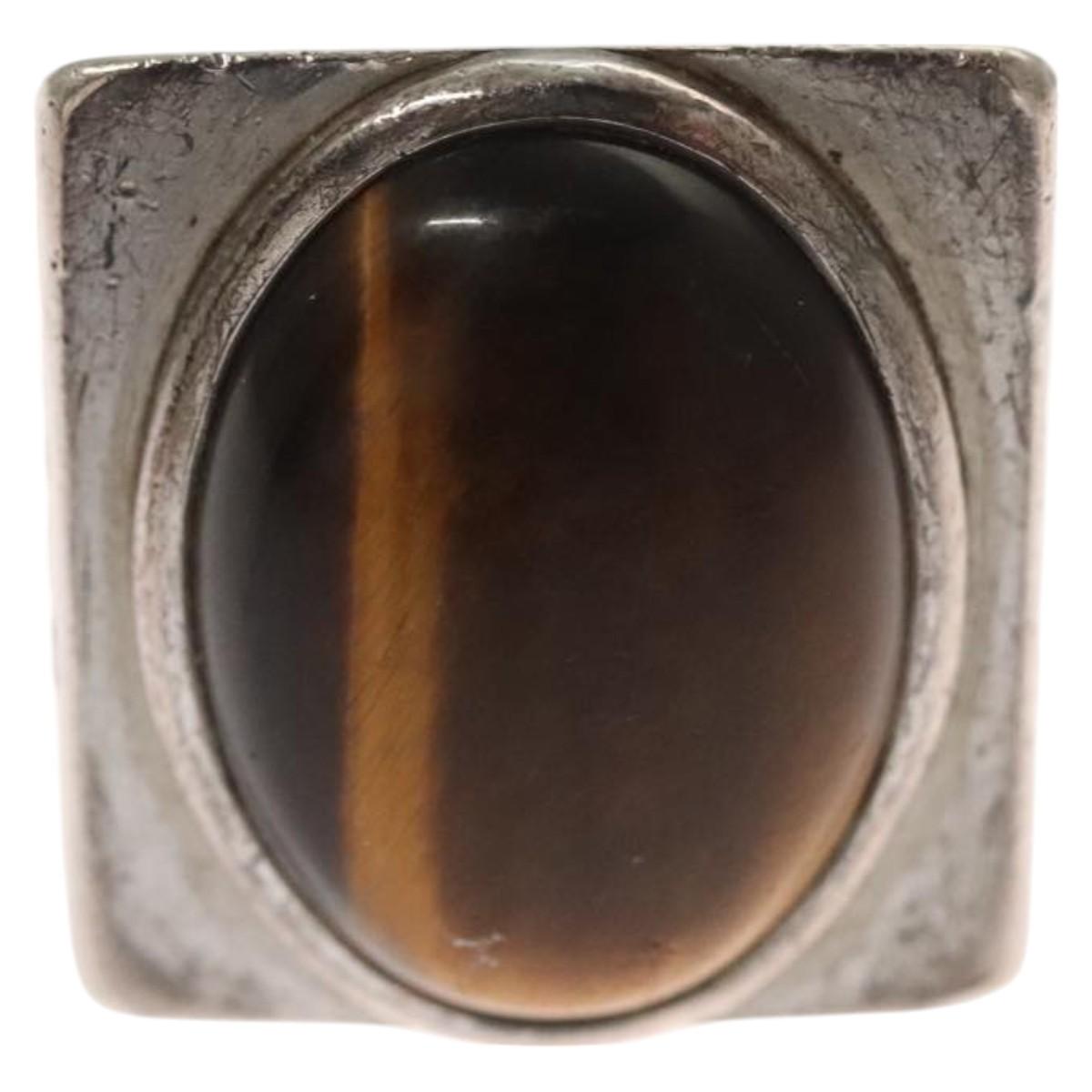 LOUIS VUITTON Chevalier Ring metal Silver M64903 #16(JP Size) LV bs24129