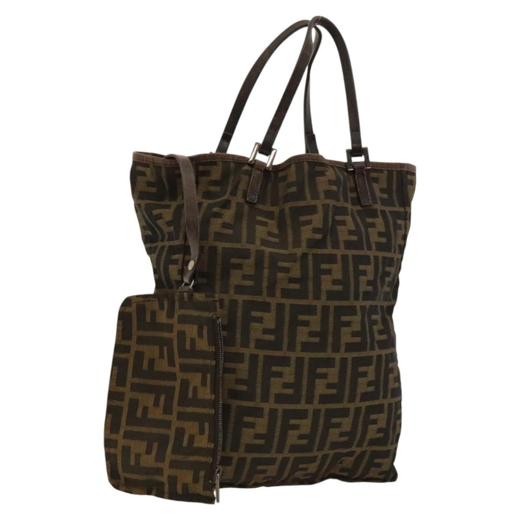 FENDI Zucca Canvas Tote Bag Brown bs24286