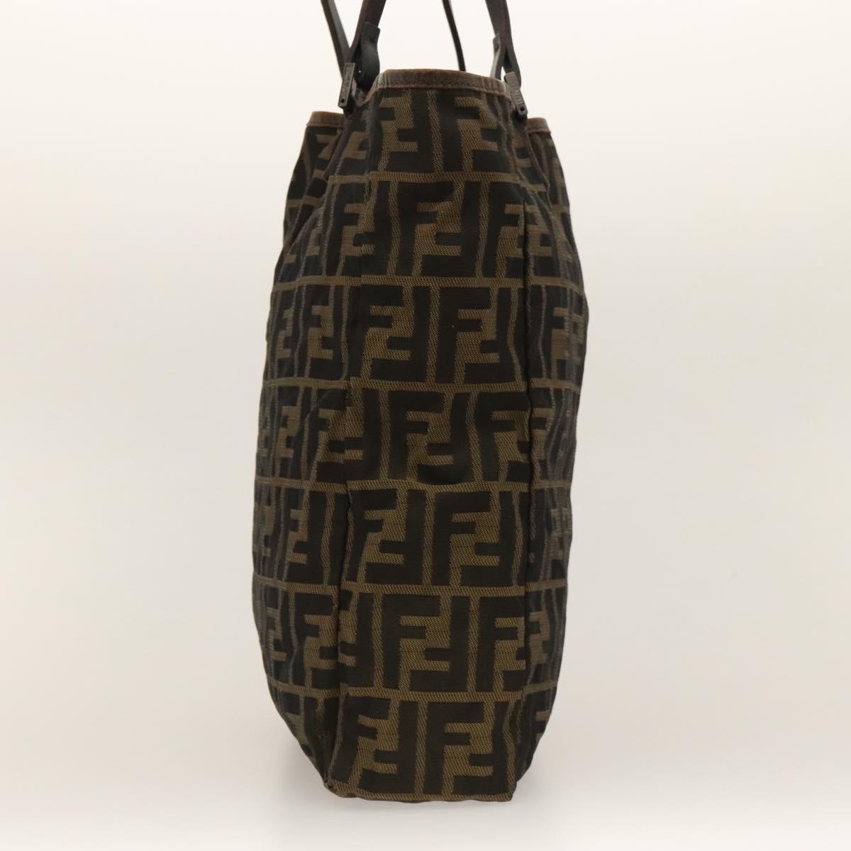 FENDI Zucca Canvas Tote Bag Brown bs24286