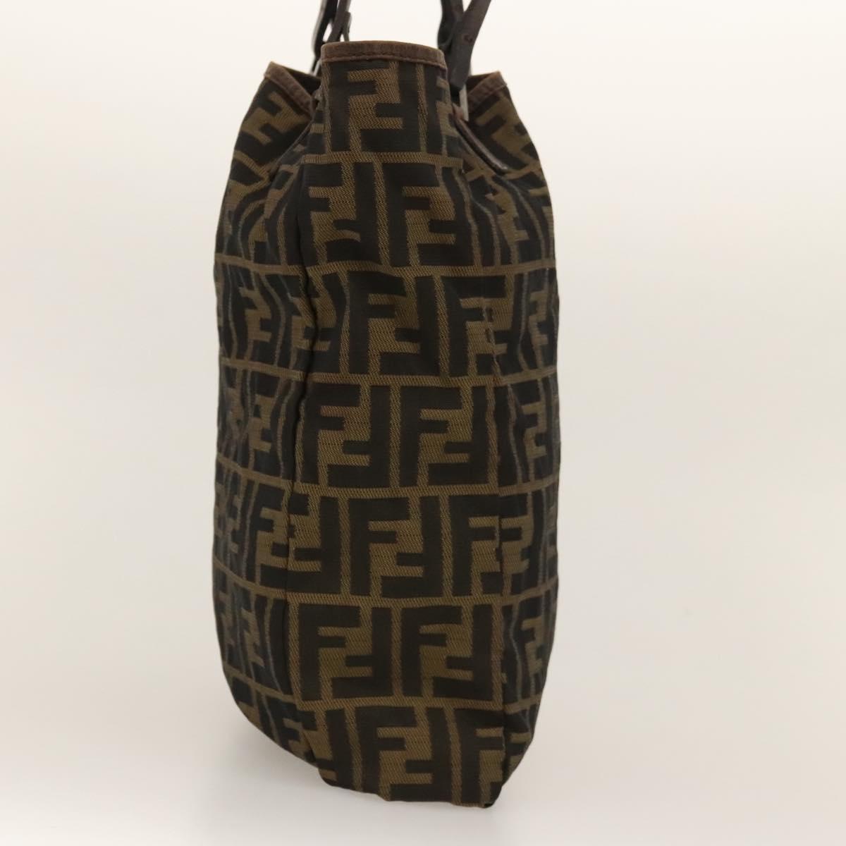FENDI Zucca Canvas Tote Bag Brown bs24286