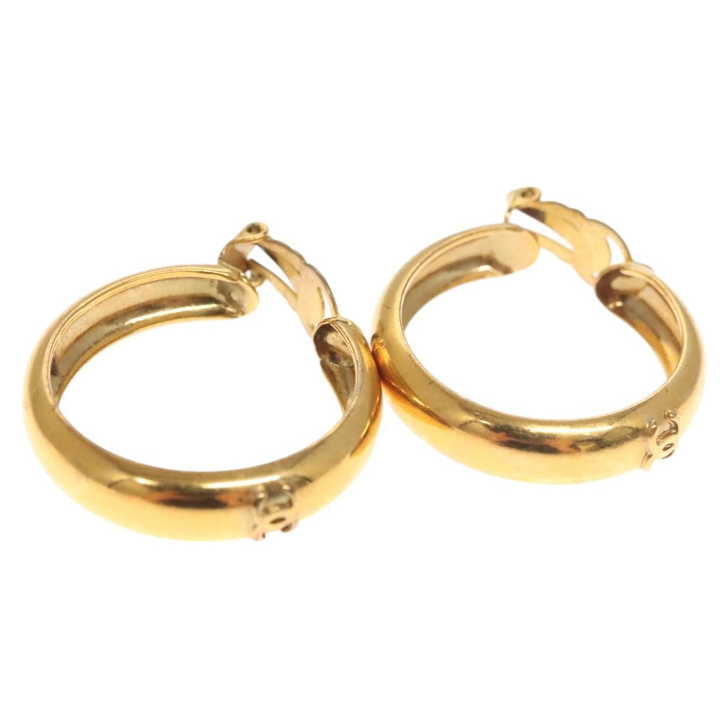 CHANEL Earring metal Gold CC bs24970