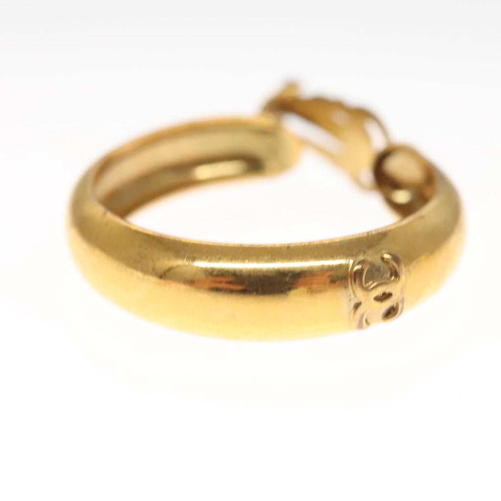 CHANEL Earring metal Gold CC bs24970