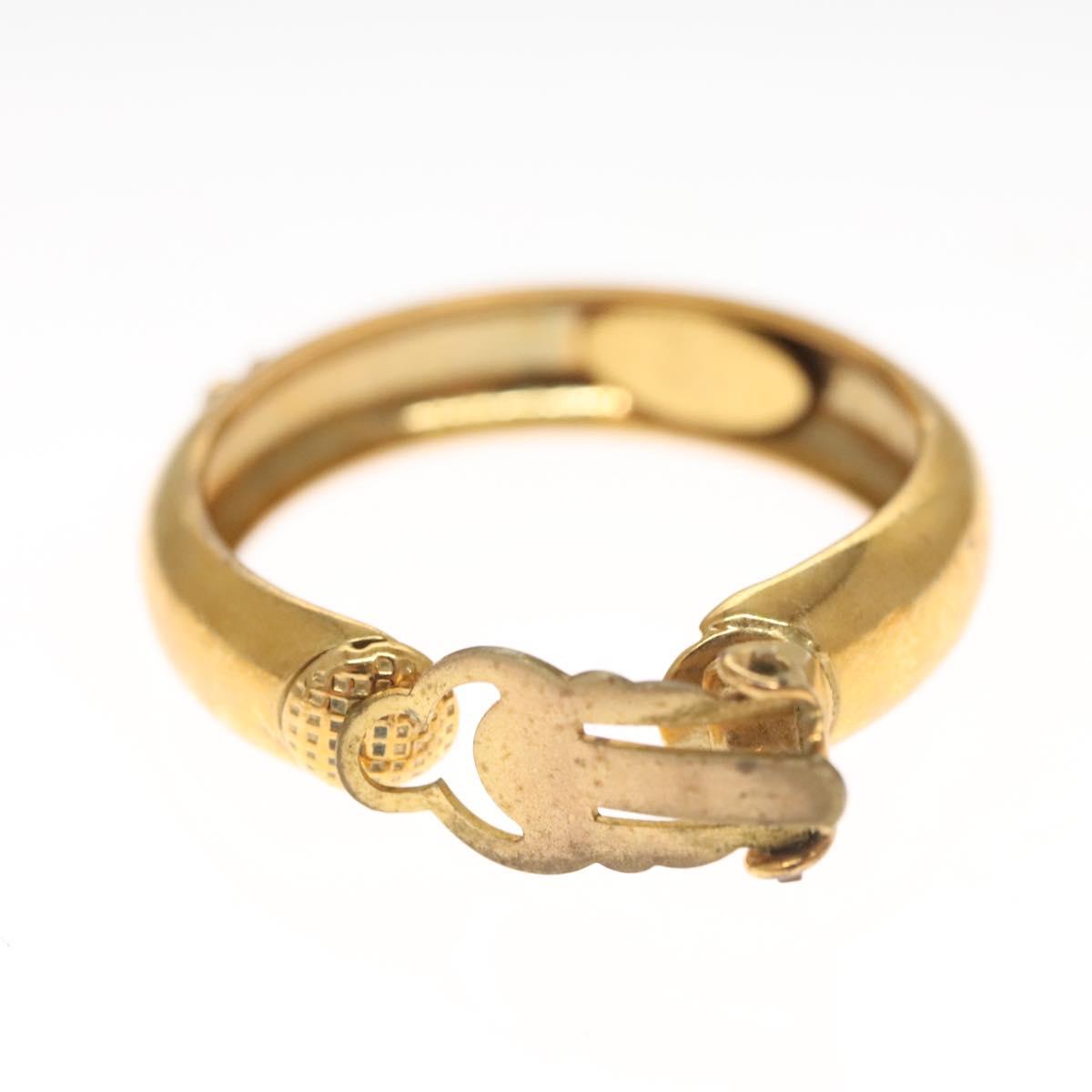 CHANEL Earring metal Gold CC bs24970