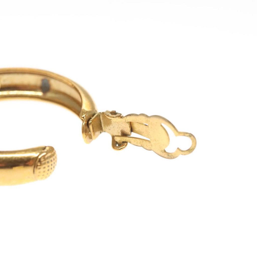 CHANEL Earring metal Gold CC bs24970