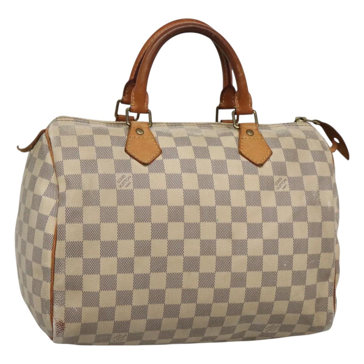 LOUIS VUITTON Damier Azur Speedy 30 Hand Bag N41533 LV bs24986