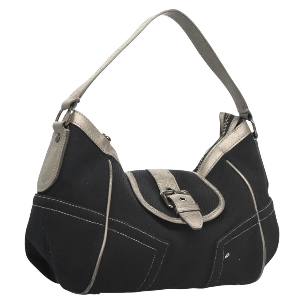 BURBERRY Blue Label Shoulder Bag Canvas Navy bs25498