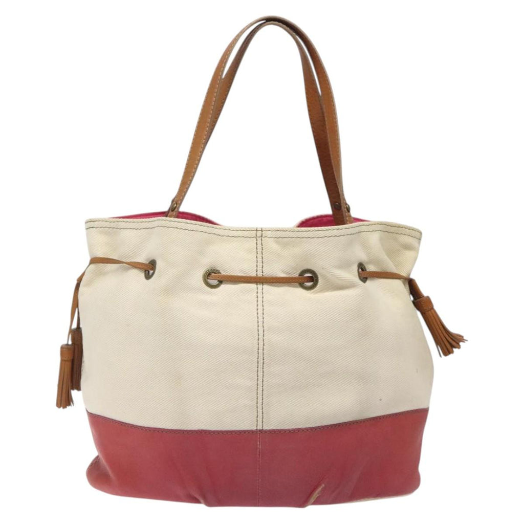 BURBERRY Blue Label Tote Bag Canvas Beige bs25788