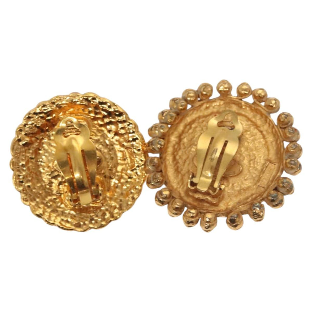 CHANEL Earring metal 5Set Gold CC bs25962