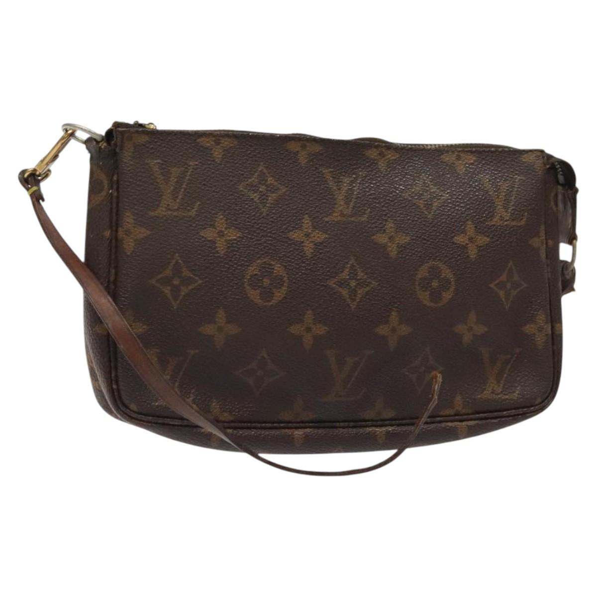 LOUIS VUITTON Monogram Pochette Accessoires Pouch M51980 LV bs26066