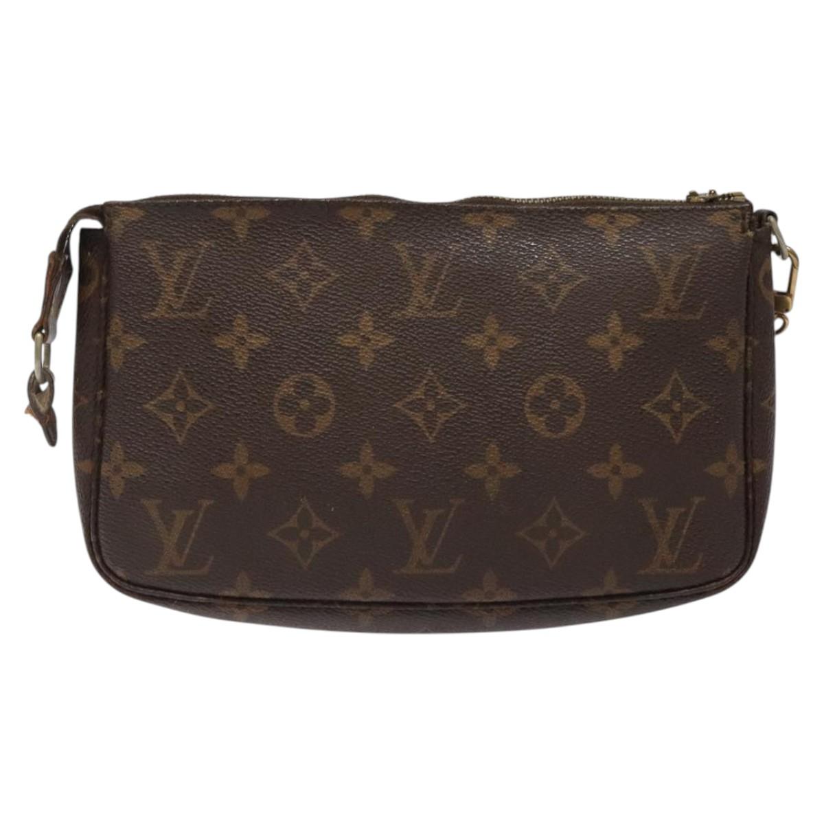 LOUIS VUITTON Monogram Pochette Accessoires Pouch M51980 LV bs26066