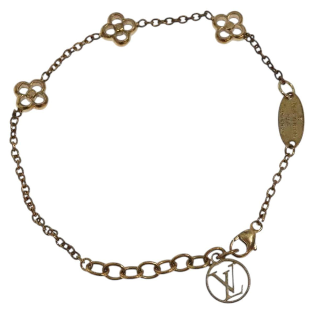LOUIS VUITTON Bracelet Flower Full Bracelet metal Gold M68127 LV bs26194