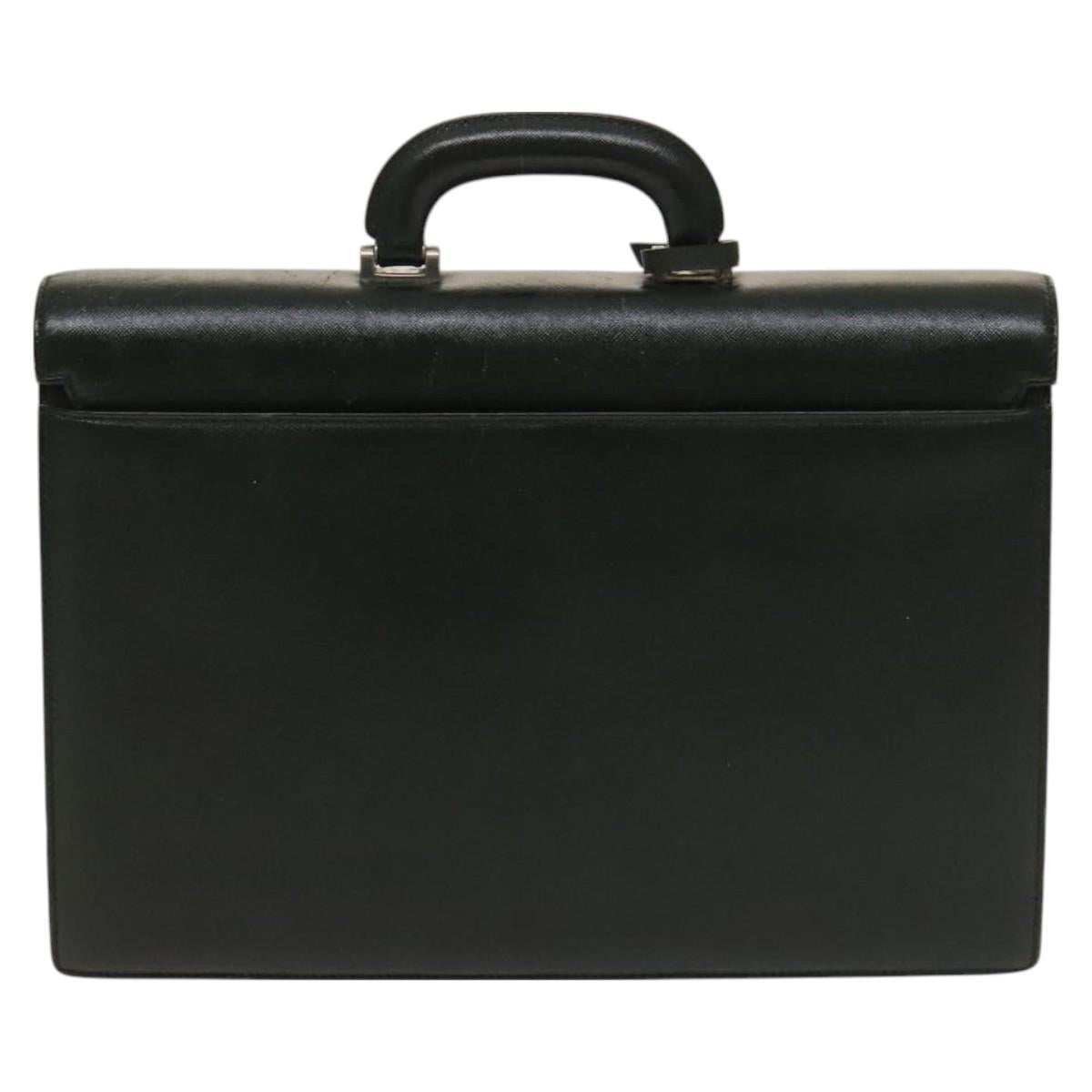 BURBERRY Business Bag Leather Green bs26402