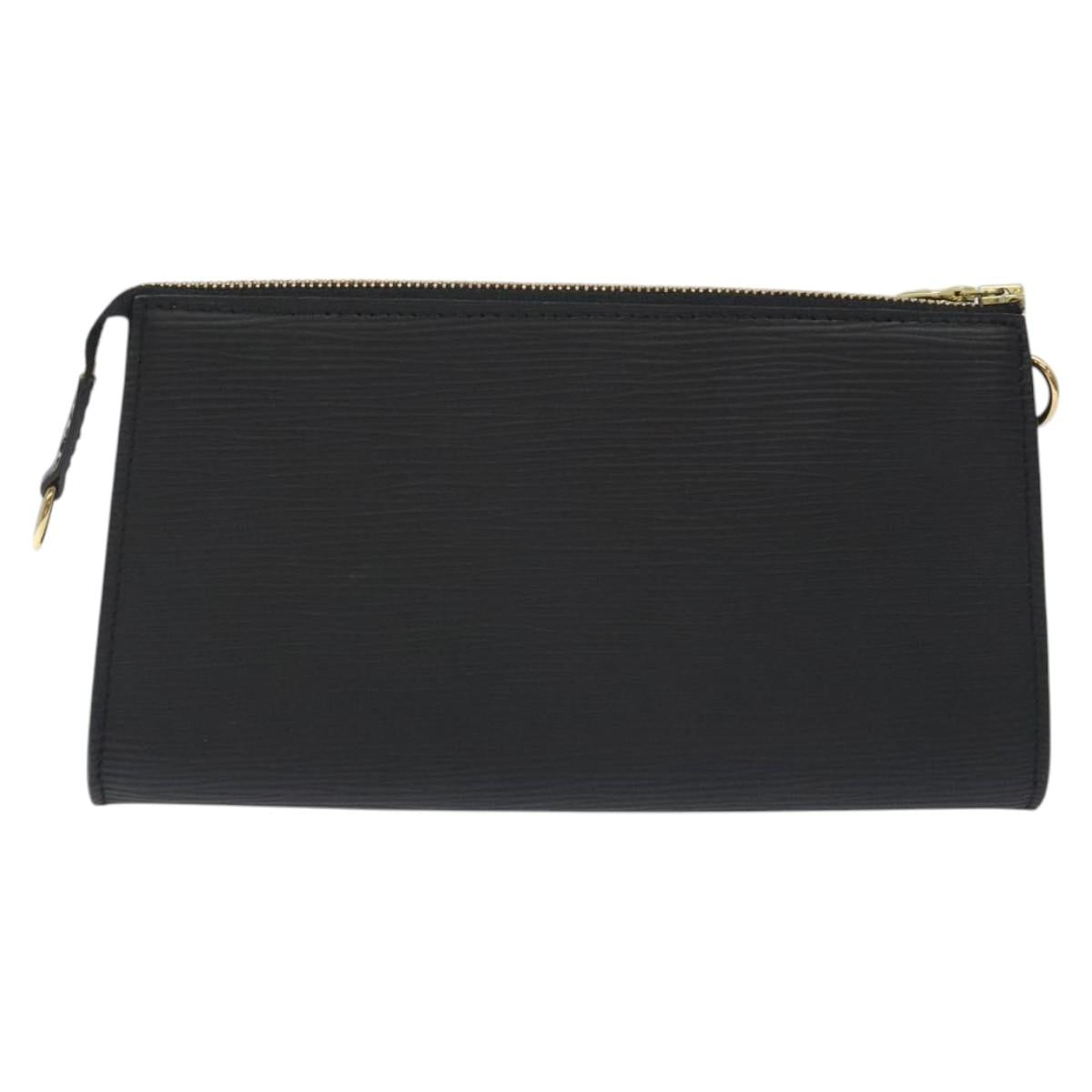 LOUIS VUITTON Epi Pochette Accessoires Pouch Black M52982 LV bs26816