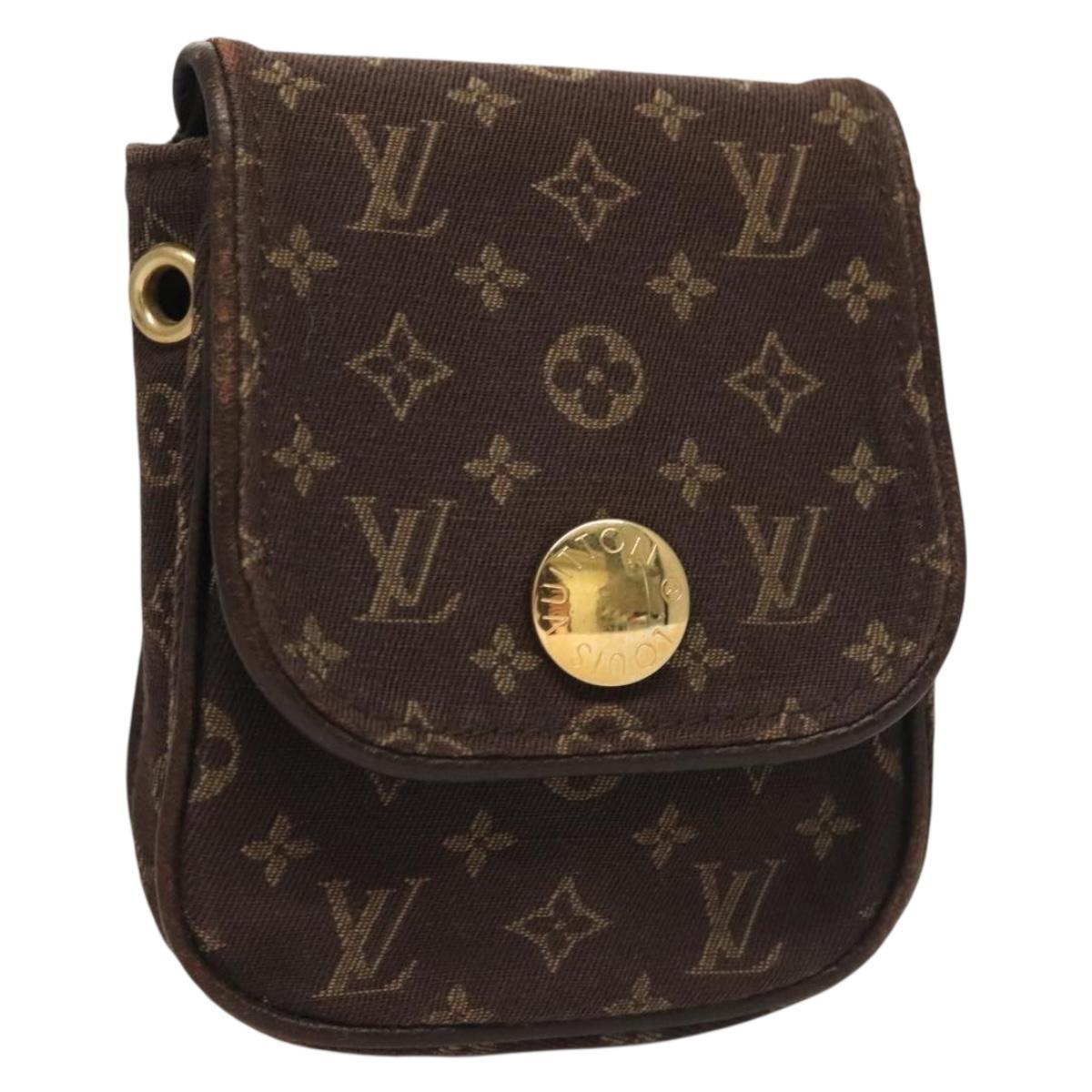 LOUIS VUITTON Monogram Mini Pochette Cancun Pouch Brown M95313 LV bs27191