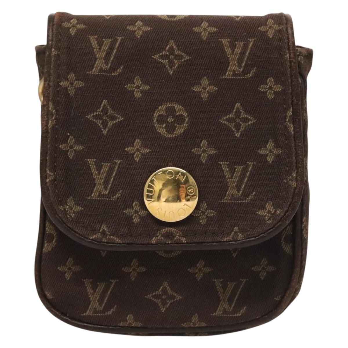 LOUIS VUITTON Monogram Mini Pochette Cancun Pouch Brown M95313 LV bs27191