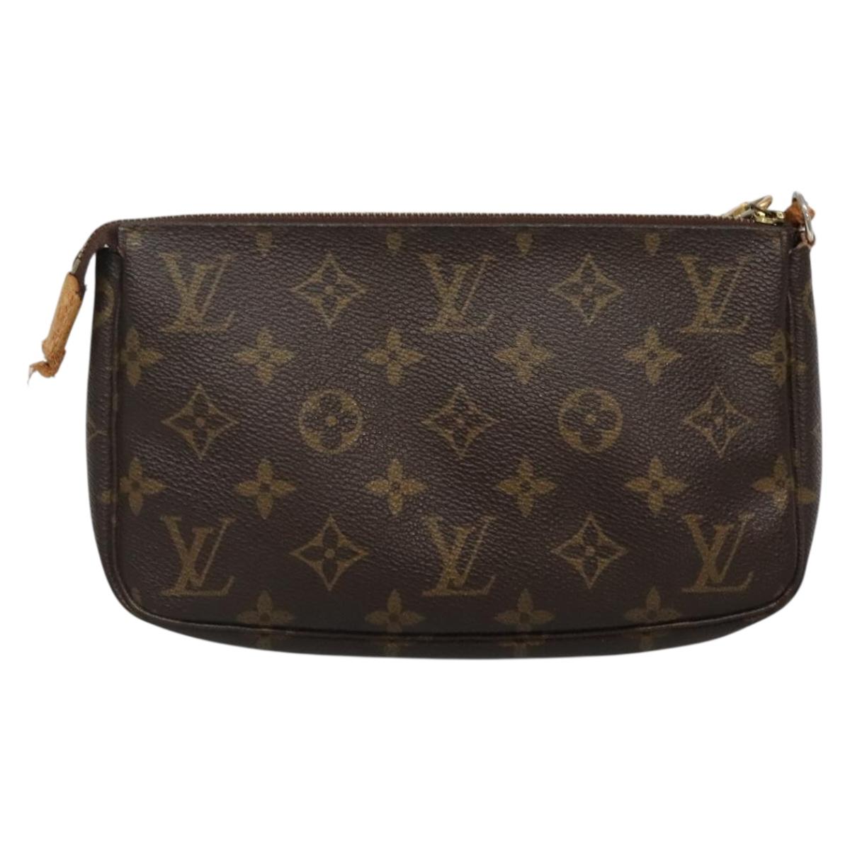 LOUIS VUITTON Monogram Pochette Accessoires Pouch M51980 LV bs27577