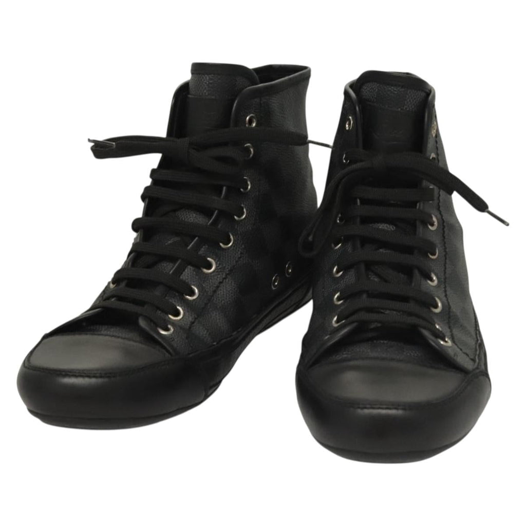 LOUIS VUITTON Damier Grafitte High Cut Sneakers LV bs28163