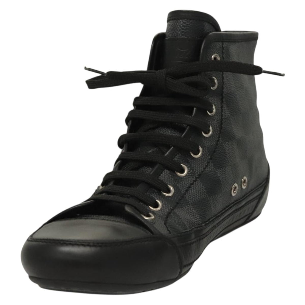 LOUIS VUITTON Damier Grafitte High Cut Sneakers LV bs28163