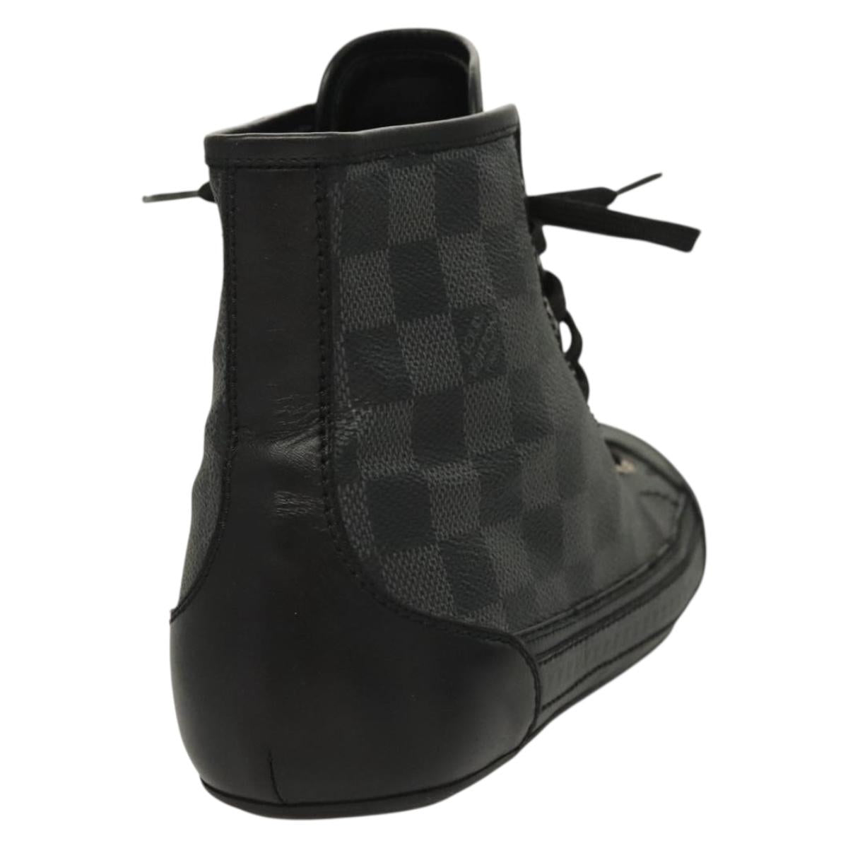 LOUIS VUITTON Damier Grafitte High Cut Sneakers LV bs28163