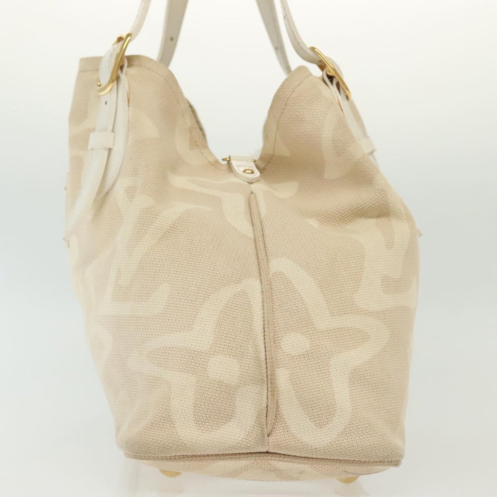 LOUIS VUITTON Cruise Line Tai Sienne PM Bag Canvas Beige M95674 LV bs28204