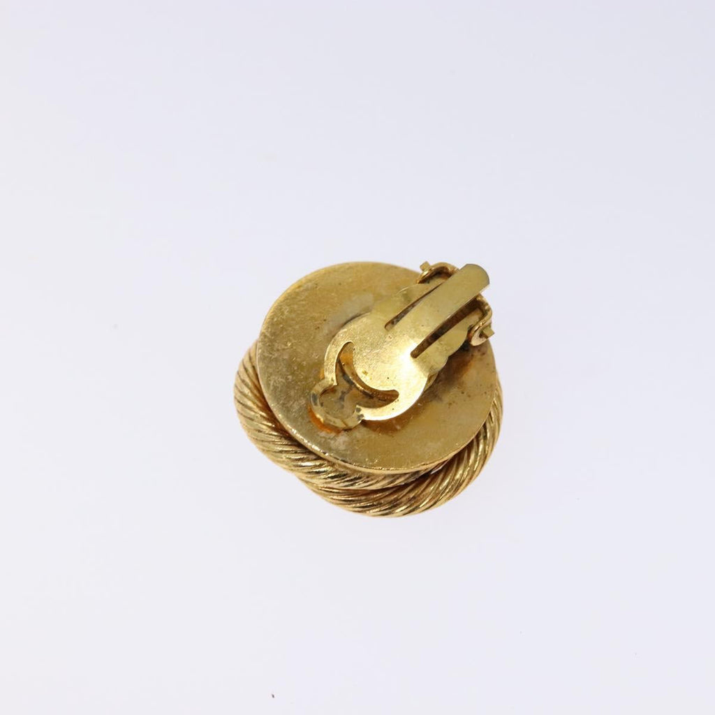 CHANEL Earring Metal Gold CC bs28505