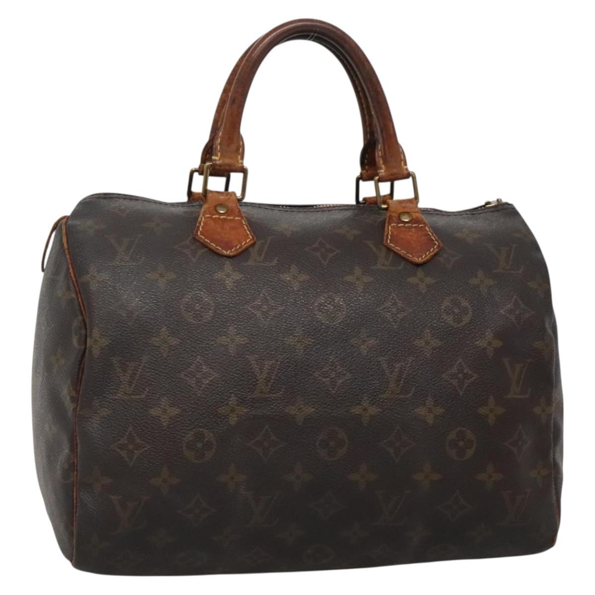 LOUIS VUITTON Monogram Speedy 30 Hand Bag M41526 LV bs28595