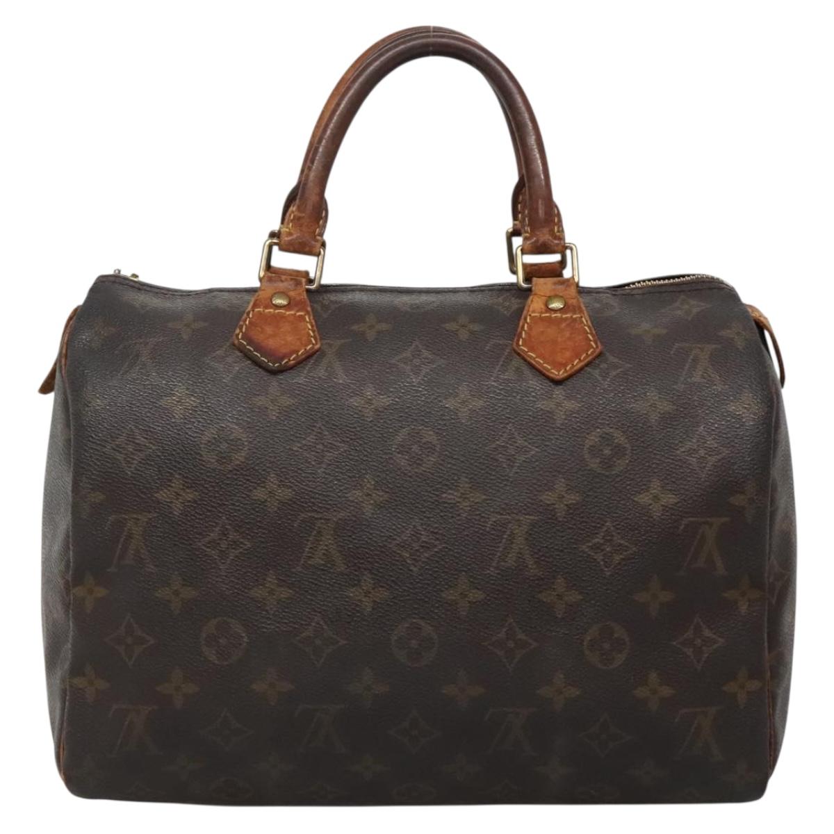 LOUIS VUITTON Monogram Speedy 30 Hand Bag M41526 LV bs28595