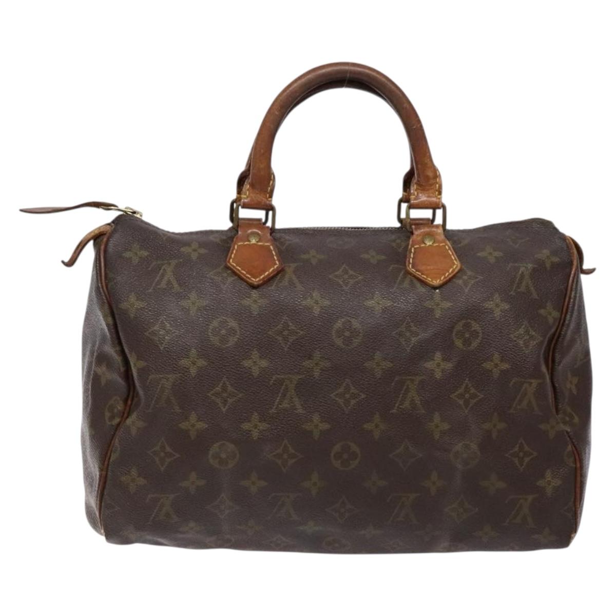LOUIS VUITTON Monogram Speedy 30 Hand Bag M41526 LV bs28596