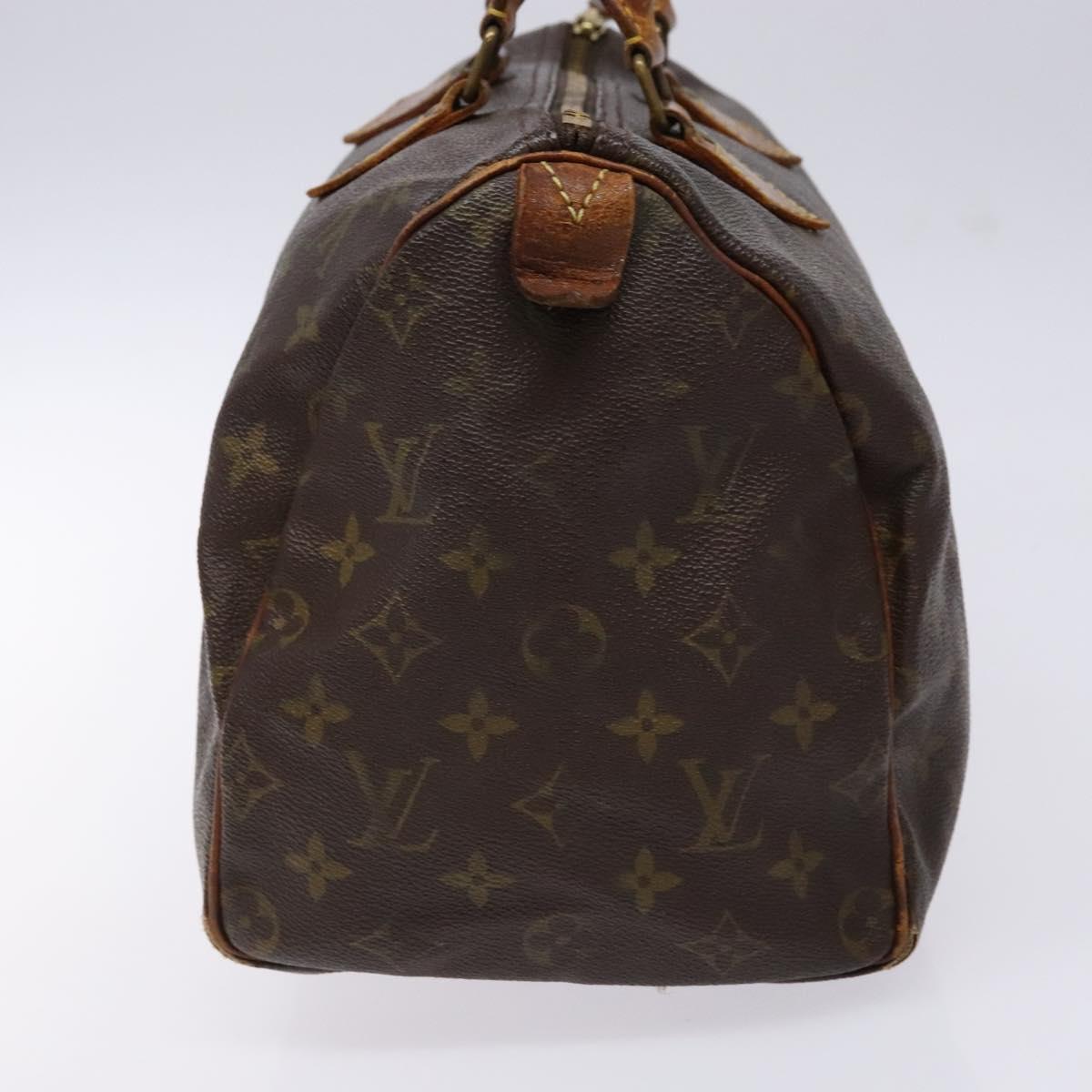 LOUIS VUITTON Monogram Speedy 30 Hand Bag M41526 LV bs28596