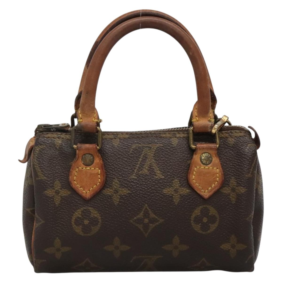 LOUIS VUITTON Monogram Mini Speedy Hand Bag M41534 LV bs28621