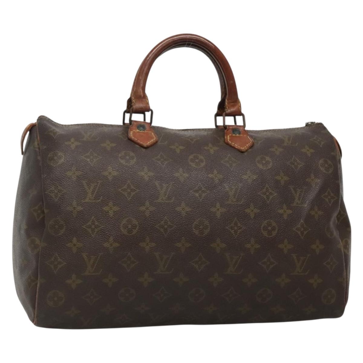 LOUIS VUITTON Monogram Speedy 35 Hand Bag M41524 LV bs28622