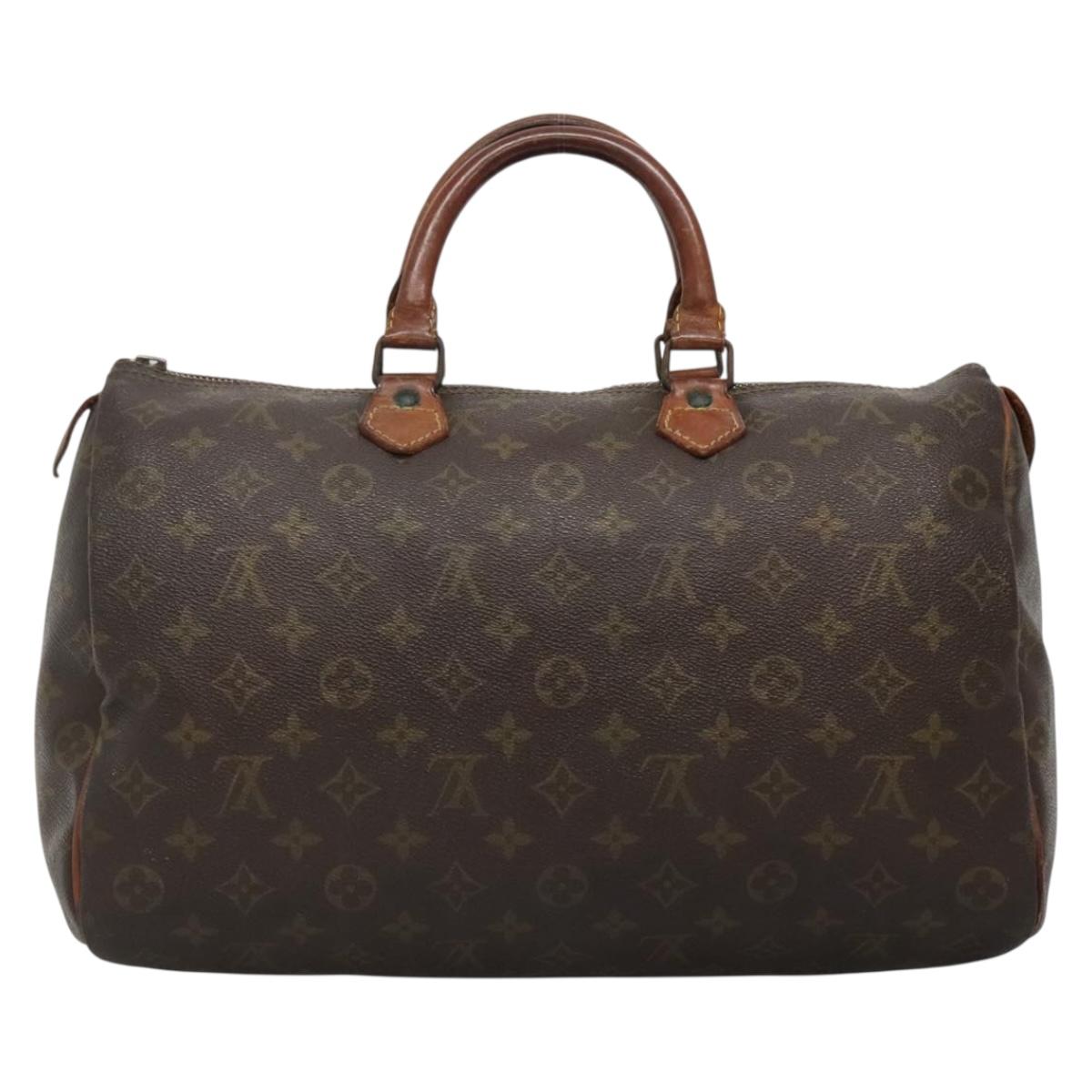 LOUIS VUITTON Monogram Speedy 35 Hand Bag M41524 LV bs28622
