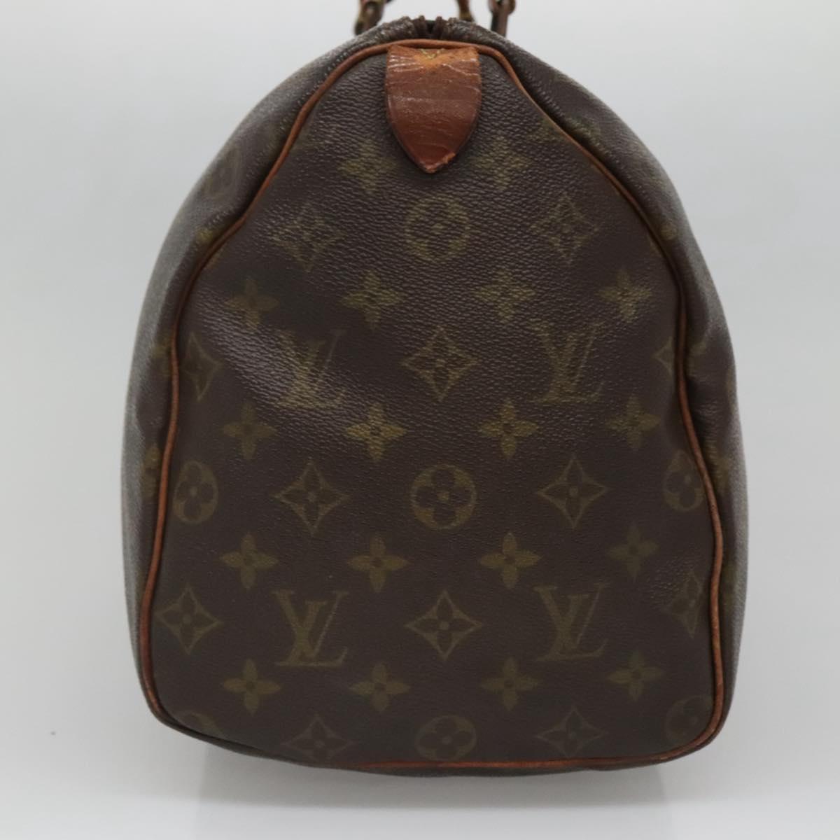 LOUIS VUITTON Monogram Speedy 35 Hand Bag M41524 LV bs28622