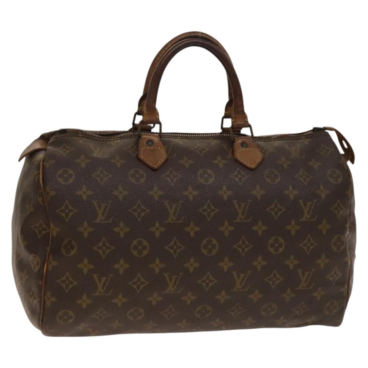 LOUIS VUITTON Monogram Speedy 35 Hand Bag M41524 LV bs28843