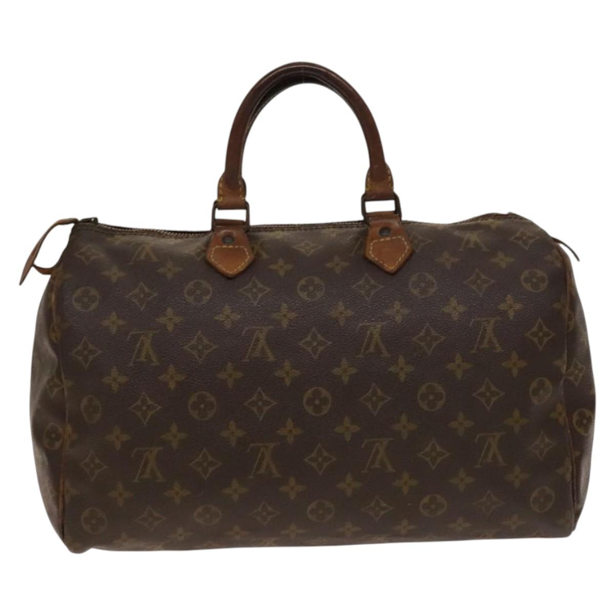 LOUIS VUITTON Monogram Speedy 35 Hand Bag M41524 LV bs28843