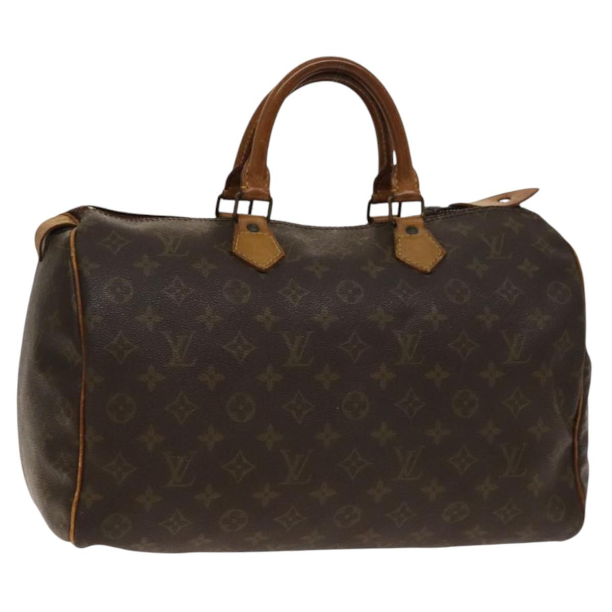 LOUIS VUITTON Monogram Speedy 35 Hand Bag M41524 LV bs28844