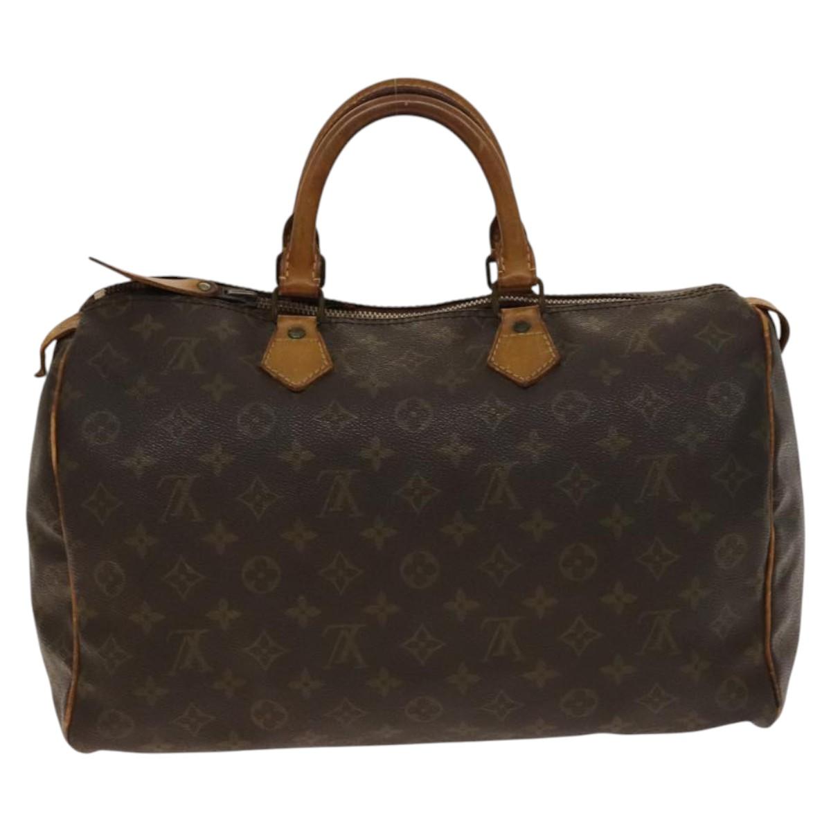 LOUIS VUITTON Monogram Speedy 35 Hand Bag M41524 LV bs28844