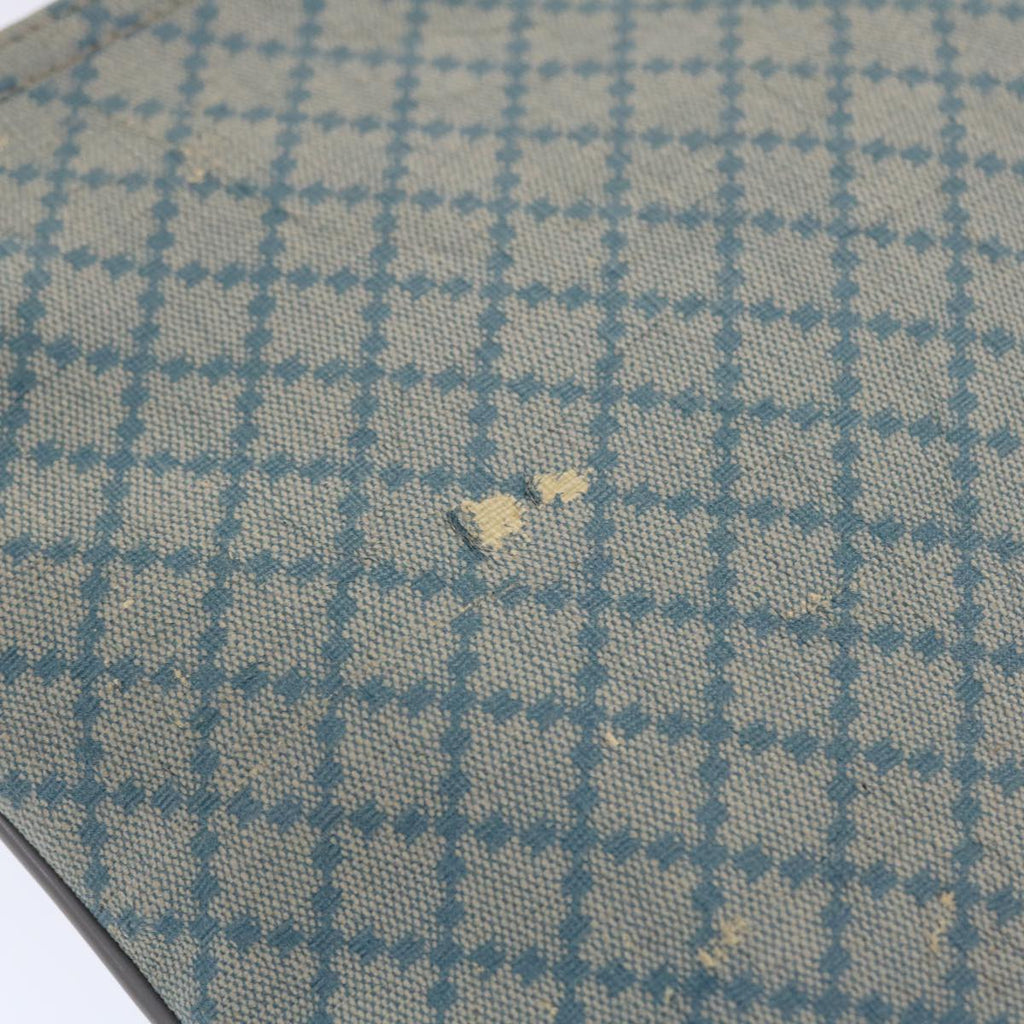 GUCCI Diamante Shoulder Bag PVC Leather Light Blue 295257 bs7152