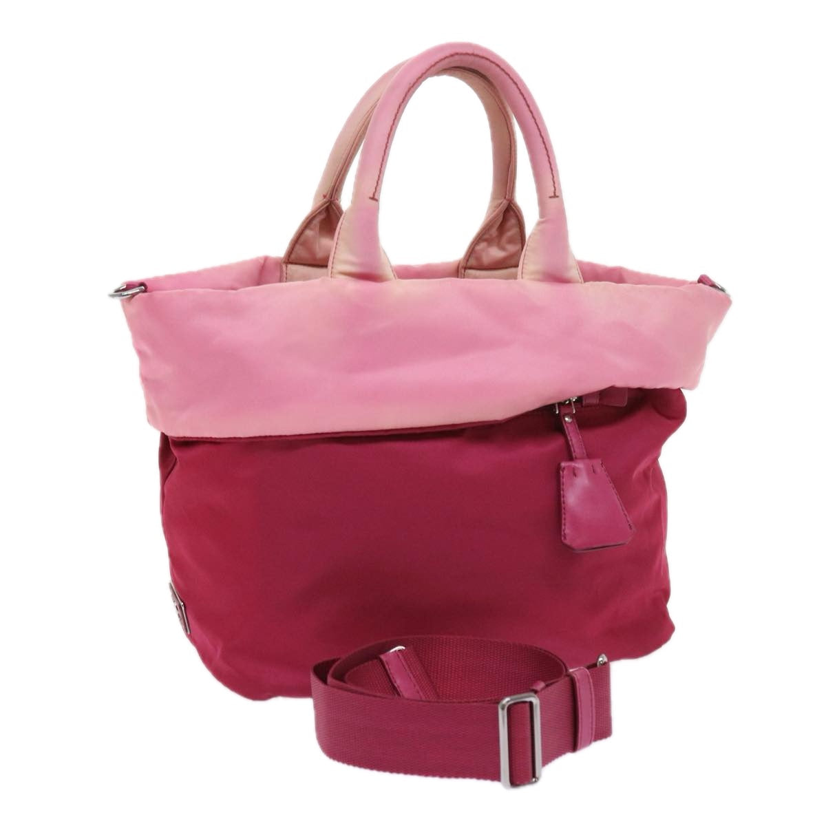 PRADA Hand Bag Nylon 2way Pink bs9228