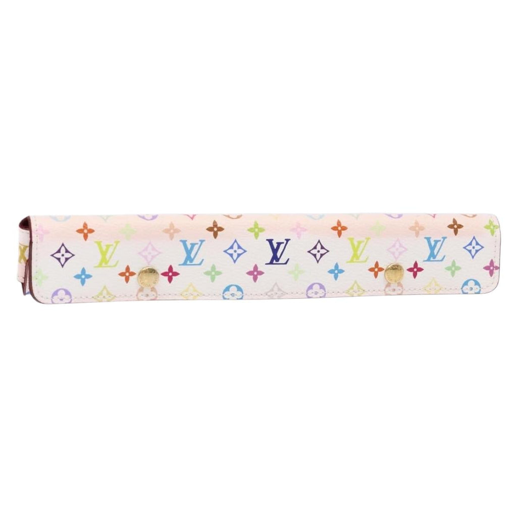 LOUIS VUITTON Accessory Case Watch case White LV CB063