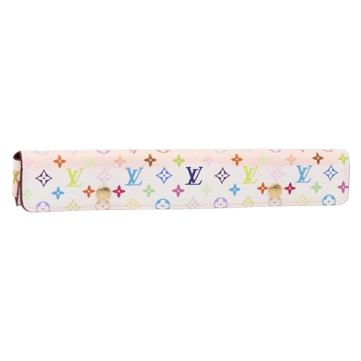 LOUIS VUITTON Accessory Case Watch case White LV CB063