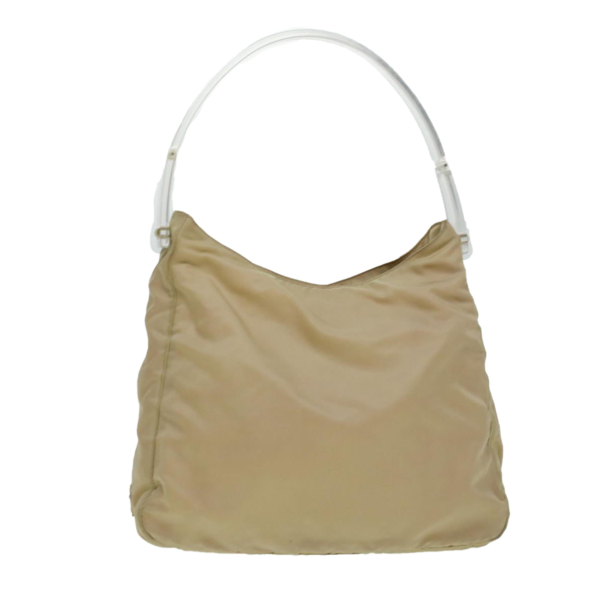 PRADA Shoulder Bag Nylon Beige cl581