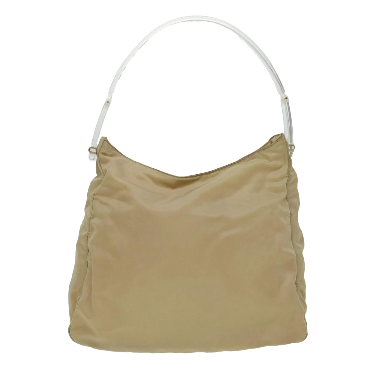 PRADA Shoulder Bag Nylon Beige cl581
