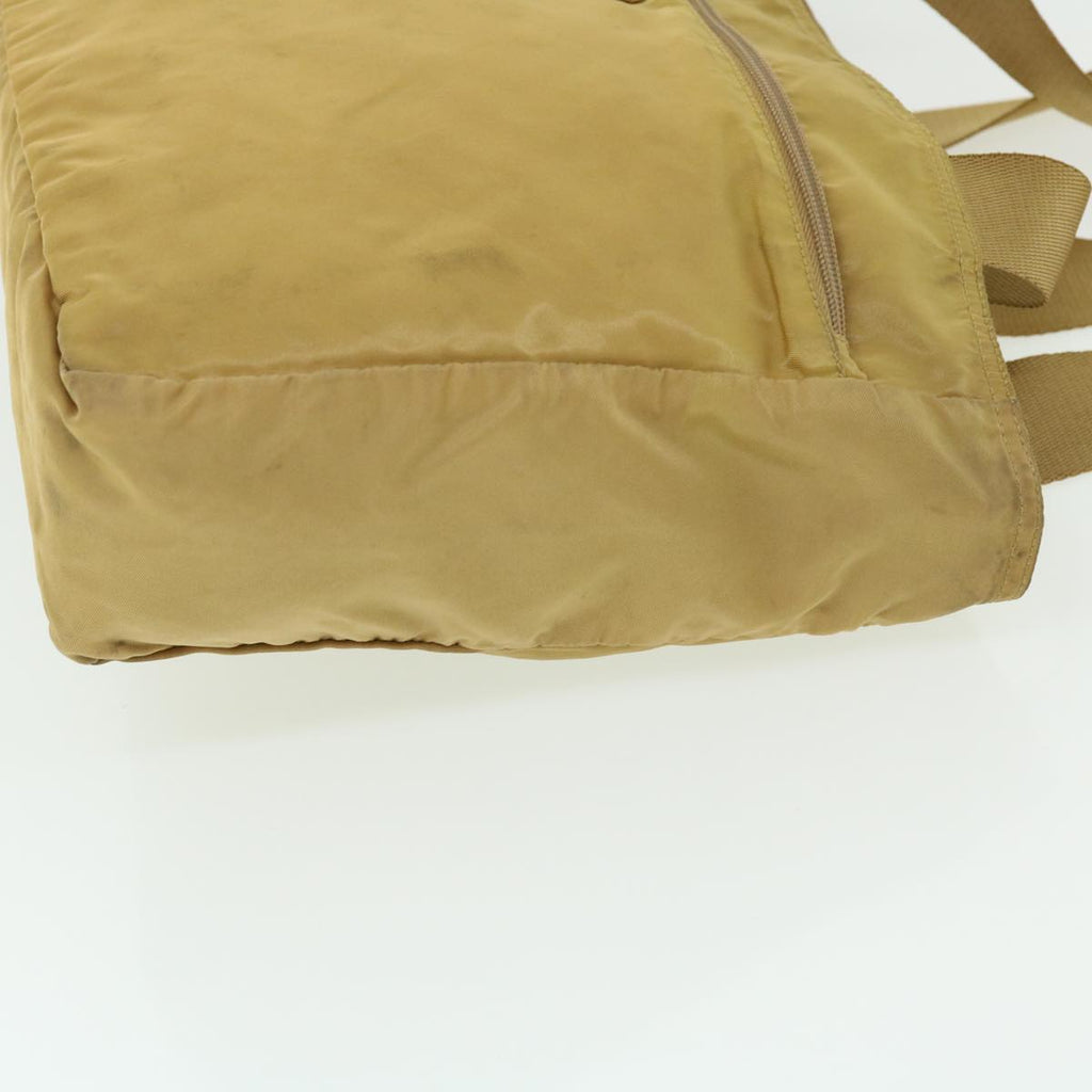 PRADA Shoulder Bag Nylon Bronze cl677