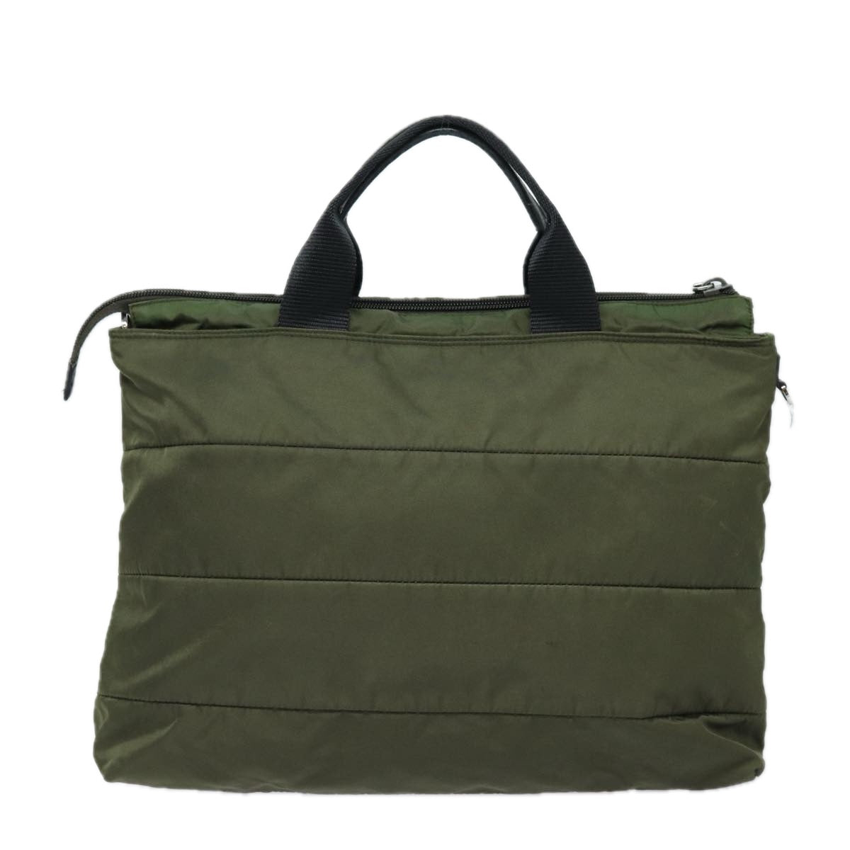 PRADA Hand Bag Nylon 2way Shoulder Bag Green ep1103