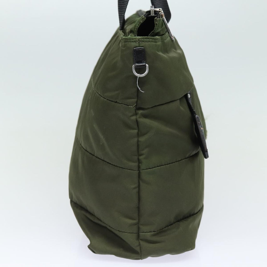 PRADA Hand Bag Nylon 2way Shoulder Bag Green ep1103